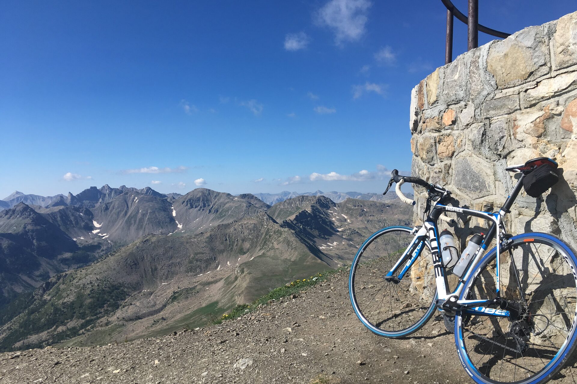 Col de la Bonette summit road, highest paved road in the Alps